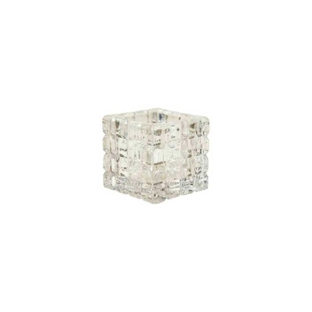 Speedtsberg Clear Fyrfadsstage Glas 10x10x10 cm