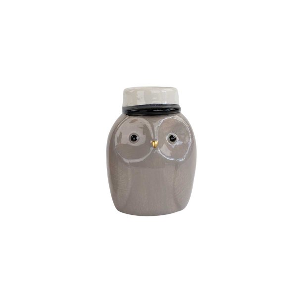Vase Student Ugle Blue/Grey 6,5x9 cm