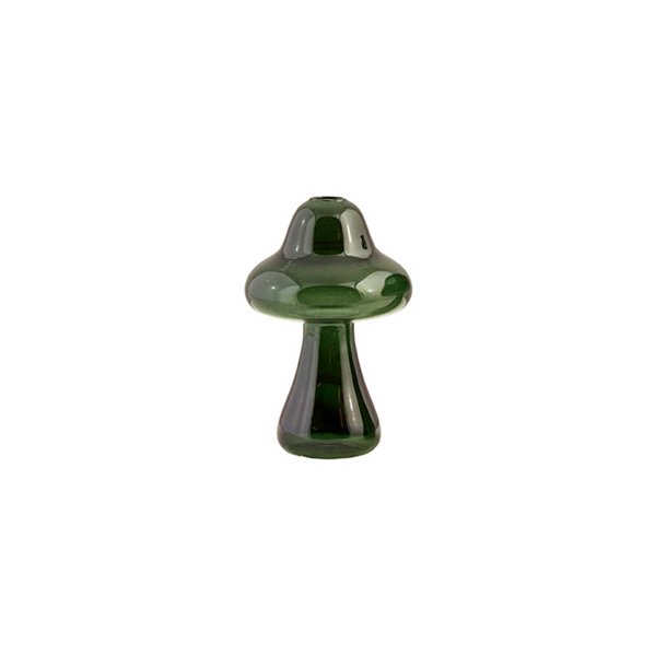 Mushroom Vase Glas Green Buet 12,5 cm