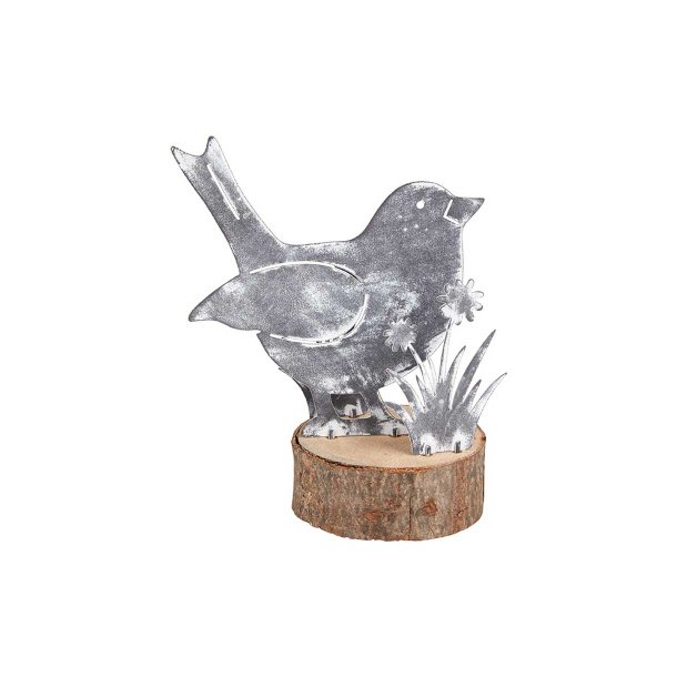 2HAVE Fugl Metal/tr Antik 16 cm